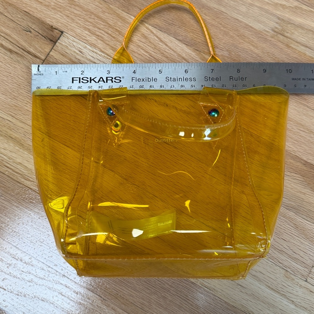 Urban Outfitters Vibrant Yellow Clear Tote - Picture 9 of 9